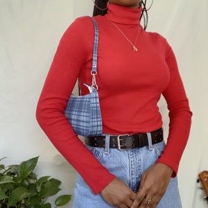 💋 Red Turtleneck 💋 SOLD